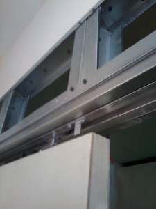 porte coulissante encastrée